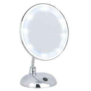 Wenko Led Kosmetik Standspiegel - Style - Farbe: Silber; 3656440100