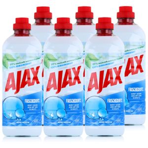 Ajax Allzweckreiniger Reine Frische 1 Liter - Bodenreiniger (6er Pack)