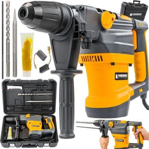 Abbruchhammer 18J 2800 Watt Stemmhammer SDS MAX Schlaghammer Meißelhammer Schlagbohrer mit Koffer Abbruchhammer 18J 2800 Watt Stemmhammer SDS MAX Schlaghammer Meißelhammer Schlagbohrer mit Koffer