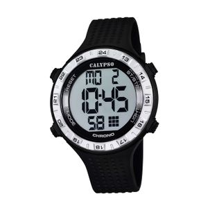 Calypso Kunststoff PUR Herren Uhr K5663/1 Armbanduhr schwarz Digital D2UK5663/1