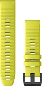 Garmin QuickFit Silikon Armband 22mm Leuchtgelb Silicone yellow für Approach, Fenix5, 6, Forerunner ..