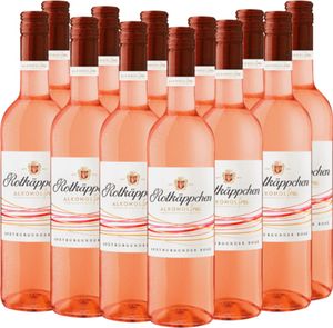 VINELLO 12er Weinpaket - Spätburgunder Rosé alkoholfrei - Rotkäppchen