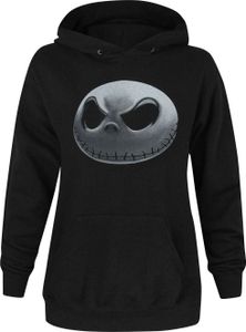 Nightmare Before Christmas - mikina s kapucňou pre ženy NS5448 (L) (čierna)