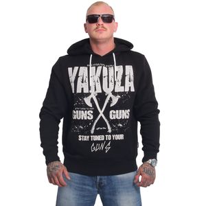 Yakuza Herren Axe Kapuzenpullover, Schwarz, S