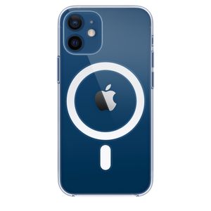 Plastové puzdro Apple na Apple iPhone 12 Mini MHLL3ZM/A Clear Case with MagSafe transparentné