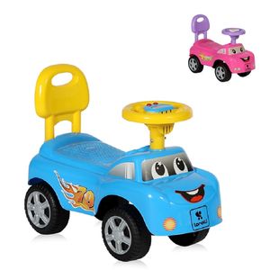 Lorelli Rutscher Kinderauto My Friend, ab 12 Monaten, Musikfunktion, Rückenlehne in blau