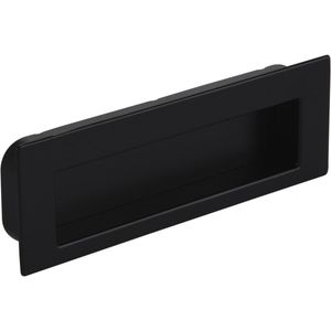 Format Muschelgriff Pia schwarz matt, BA 96 mm LxB 112x38 mm