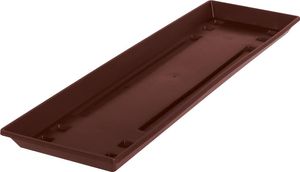 Geli Balkonkasten Untersetzer STANDARD Braun  50 cm - Kunststoff