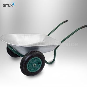 Bituxx Baukarre 100 Liter 150Kg Dunkelgrün MS-16018
