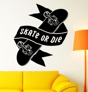 Wandtattoo Skate or Die Größe S