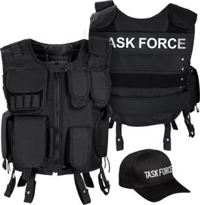 Black Snake® Agenten Kostüm | Herren und Damen | SWAT | FBI | POLICE | SECURITY | SHERIFF | DEA | TASK FORCE | NYPD - TASK FORCE - M/L Black Snake® Agenten Kostüm | Herren und Damen | SWAT | FBI | POLICE | SECURITY | SHERIFF | DEA | TASK FORCE | NYPD - TASK FORCE - M/L