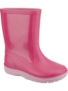 BBS Kinder Mädchen Gummistiefel Regenschuhe Stiefeletten pink/fuxia, Größe:35, Farbe:Pink