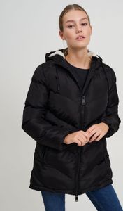 OXMO OXNaara Damen Steppmantel Wintermantel Winterjacke gefüttert mit hochabschließendem Kragen