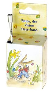 Spieluhr : Zuckowski Stups, der kleine OsterhaseMusic-Box Spieluhr in Motivschachtel