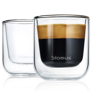 Blomus Thermo Gläser Espressogläser NERO 2-teiliges Set