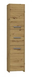 Schmaler Schrank für das Badezimmer MARGO – Eiche Artisan