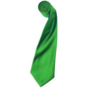 Premier Herren Satin-Krawatte, unifarben (2 Stück/Packung) RW6934 (Einheitsgröße) (Smaragdgrün)