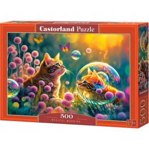 Puzzle Cat Magic Morning, 500 Teile