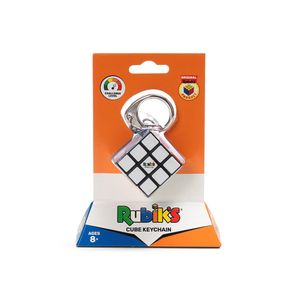Spin Master Rubik's Cube: Klassischer 3x3-Würfel mit Schlüsselbund (6064001)