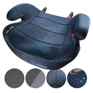 XL-311-Black-White Auto Kindersitz / Sitzerhöhung (schwarz-weiß) für Kinder von 15 - 36 kg (Klasse II, III) mit ISOFIX