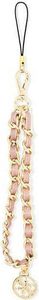 Guess Přívěsek Gustsas4P Phone Strap Růžový/Růžový Chain Metal 4G Charm