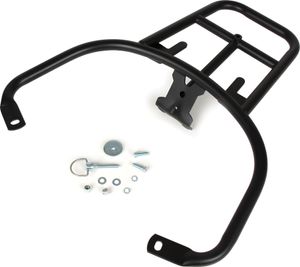 Topcase-Träger hinten für Moto Nostra Vespa LX50 (2005-), Vespa LX125 (2005-2011), Vespa S50 (2007-2011), Vespa S125 (2007-2011), Vespa S125 ie (2009-2010), Farbe:schwarz matt