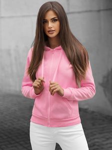 Ozonee Sweatshirt mit Reißverschluss für Frauen Wyvern hell-Pink S