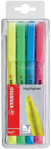 STABILO Textmarker flash 4er PP Etui