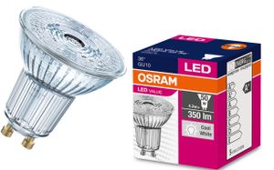 Leuchtmittel LED Value PAR16 36° GU10 4,3W 6500K Osram