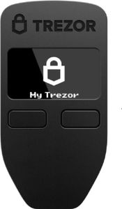 Trezor Model One - originálna hardvérová peňaženka pre kryptomeny, zabezpečenie Bitcoinu, ukladanie a správu viac ako 7000 mincí a tokenov (čierna)
