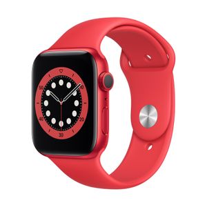 Apple Watch Series 6 Sportarmband 44 mm Aluminium GPS - Smartwatch - (PRODUCT)RED