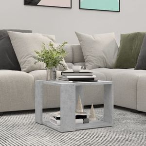 vidaXL Stolik kawowy betonowy szary 40x40x30 cm materiał drewnopochodny