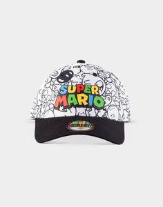 Super Mario Baseball Cap Snapback - Villains AOP Adjustable Cap