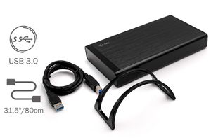 i-Tec 5TB 3.5' externe Festplatte USB 3.0, 64MB Cache, MYSAFE35U401, 5000GB - schwarz