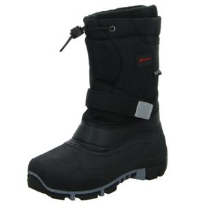 Sneakers Jungen-Tex-Allwetterstiefel Warmfutter Schwarz, Farbe:schwarz, EU Größe:36
