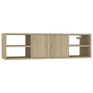 vidaXL Wandregal Sonoma-Eiche 102x30x29 cm Holzwerkstoff