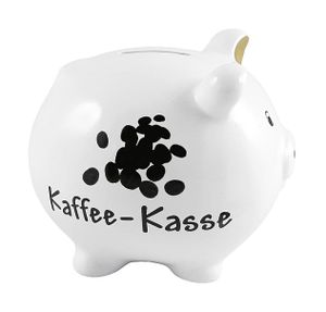 Sparschwein - Kaffee Kasse - Sparbüchse Spar Box Geschäft Geschenk Idee