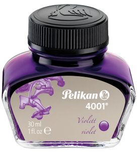 Pelikan Tinte 4001 im Glas violett Inhalt: 30 ml