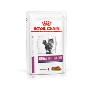 ROYAL CANIN VHN CAT RENAL CHICKEN kapsička 85g vlhké krmivo s kuracím mäsom pre mačky pri chronickom ochorení obličiek, 579000458