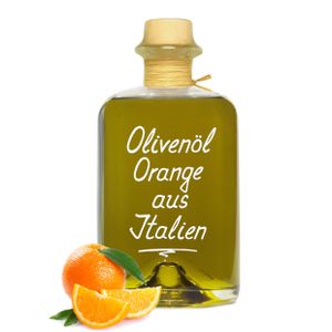Olivenöl Orange aus Italien 0,5L - extra vergine kaltgepresst & intensive Fruchtnote