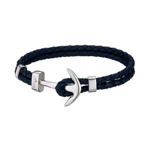 Lotus Style Urban Anker Armband blau LS1832-2/4 Herren Schmuck Leder D2JLS1832-2-4