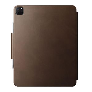Nomad Modern Leather Folio Plus pro iPad Pro 12.9 (6. generace) - hnědý