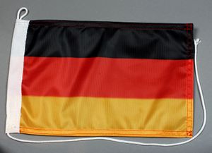 Bootsflagge Deutschland 30x20 cm Flagge Motorradflagge