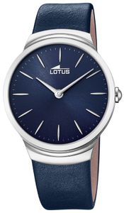 Lotus Uhr Armbanduhr Herrenuhr 18498/3 Lederband blau