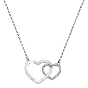 Hot Diamonds Striking Heart Necklace DN128 Damenhalskette