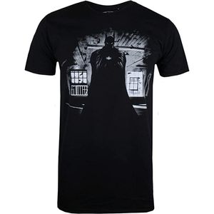 Batman: The Dark Knight - T-Shirt für Herren TV445 (XL) (Schwarz/Weiß)