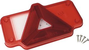 Humbaur Lichtscheibe eckig für Heckleuchte rechte Seite 242 mm x 147 mm x 14 mm