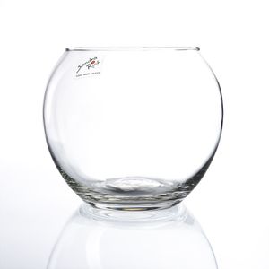 Sandra Rich Globe, Round-shaped vase, Glas, Transparent, Glänzend, Tisch, Indoor