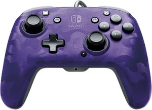 PDP Wired Controller Faceoff Deluxe + Audio für Nintendo Switch - Lila