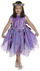 Trullala Tunikakleid Fee, Prinzessinnen-Kleid, Faschingskostüm, Größe: S in lila (3-4 Jahre)